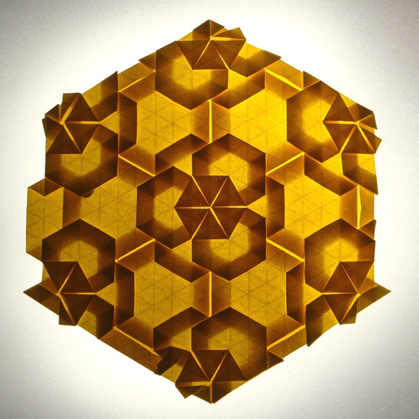 « Flowering Grid », par transparence