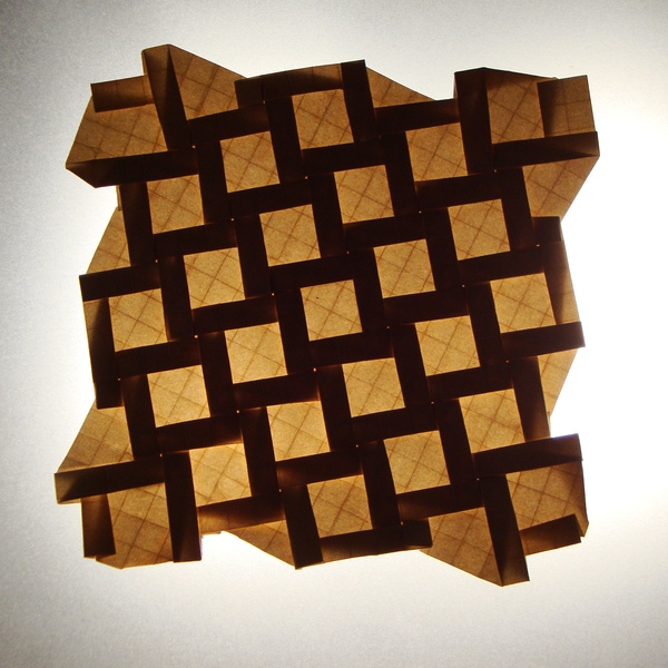 Tessellation carrée, par transparence